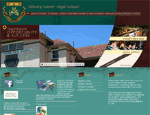 Tablet Screenshot of albanyshs.com.au